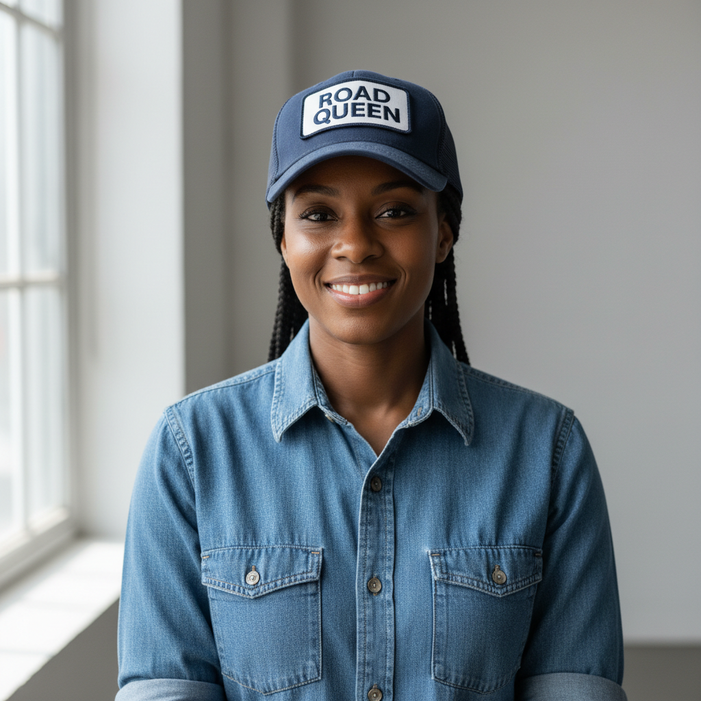 Smiling young Black woman with natural hair — GoGedit driver